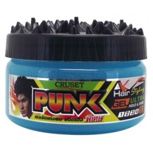 CRUSET Punk Hair Styling Gel (Ultra Hold & Shine, blue) 250 ml.
