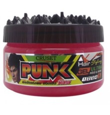 CRUSET Punk Hair Styling Gel (Ultra Hold & Shine, pink) 250 ml.